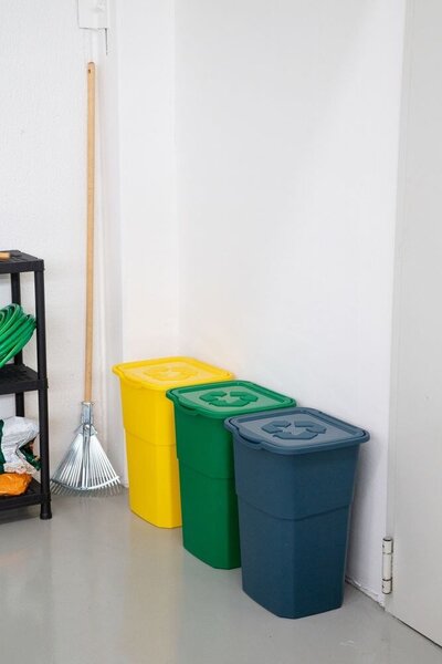 Eco Zestaw Koszy na śmieci do segregacji odpadów 3x50 l DEA HOME Z0429MAB04000