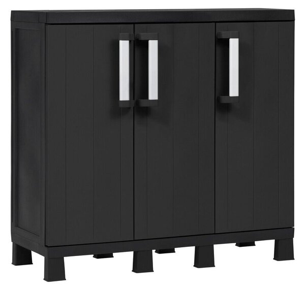 Garage Midi Trio Low Szafka do przechowywania, czarna TOOMAX Z0218RAA04100