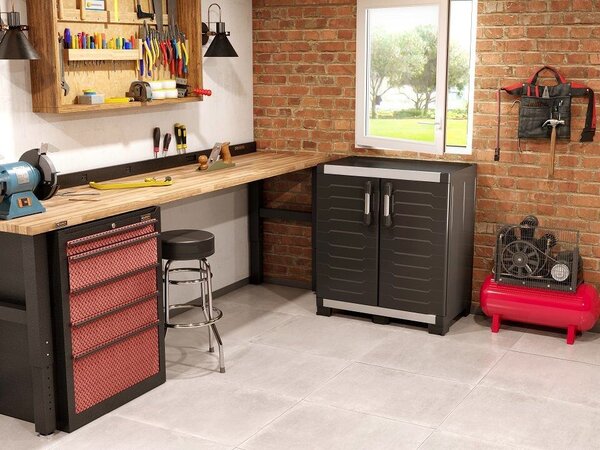XL Garage Low Szafka do przechowywania, czarna KETER 9772