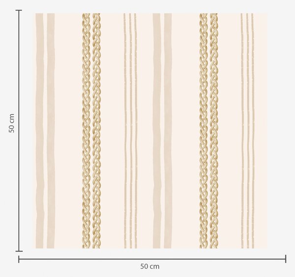 Tapety Pionowe beżowe paski i podwójny pleciony wzór, Tapety Geometryczne, Tapety w paski, a01253 : Uwalls.pl