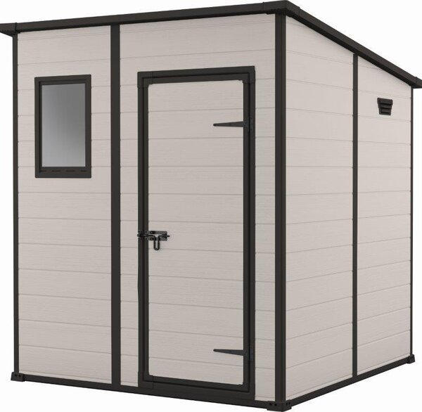 Domek ogrodowy Keter MANOR 6 x 6 Penthouse beowy, z podog