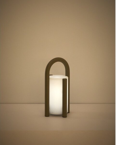 Lampa zewnętrzna przenośna LED na USB ø 14 cm Leros – Kave Home