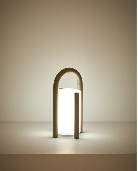 Lampa zewnętrzna przenośna LED na USB ø 14 cm Leros – Kave Home