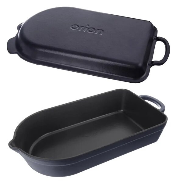 Żeliwo Emaliowane Brytfanna dwustronna 42,5 x 22 x 11 cm ORION 127038