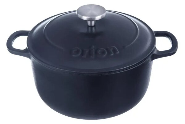 Żeliwo Emalia Garnek z pokrywką 3,3 l, ⌀ 22 cm ORION 113347
