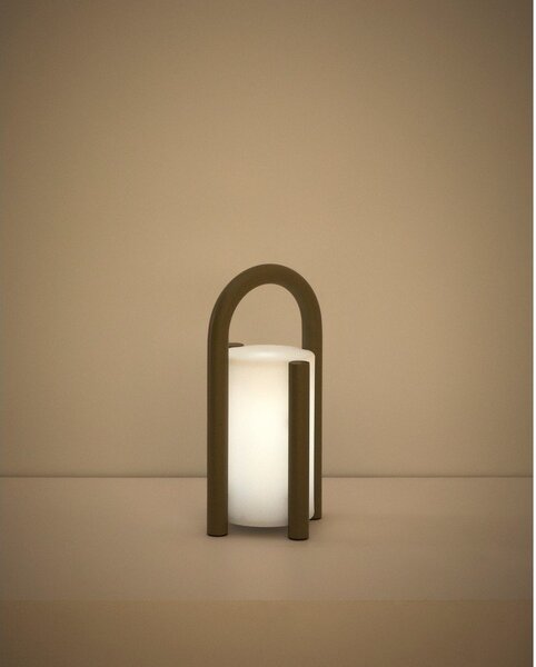 Lampa zewnętrzna przenośna LED na USB ø 14 cm Leros – Kave Home