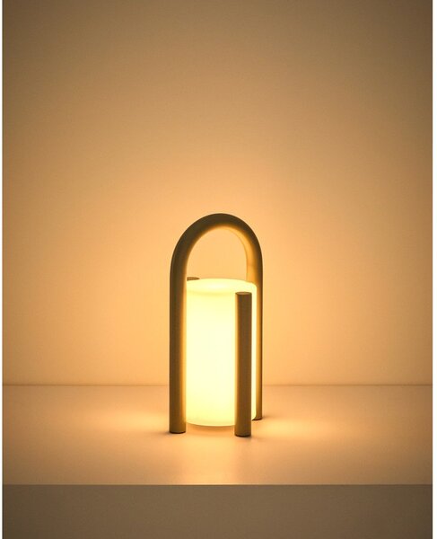 Lampa zewnętrzna przenośna LED na USB ø 14 cm Leros – Kave Home