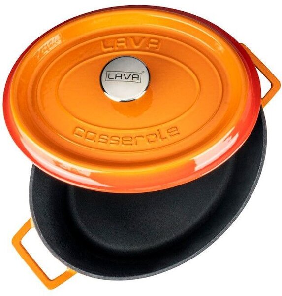 Garnek 7 l, żeliwny, pomarańczowy LAVA METAL LVOTC31K2OR