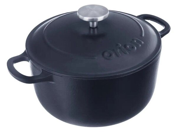 Żeliwo Emalia Garnek z pokrywką 3,3 l, ⌀ 22 cm ORION 113347
