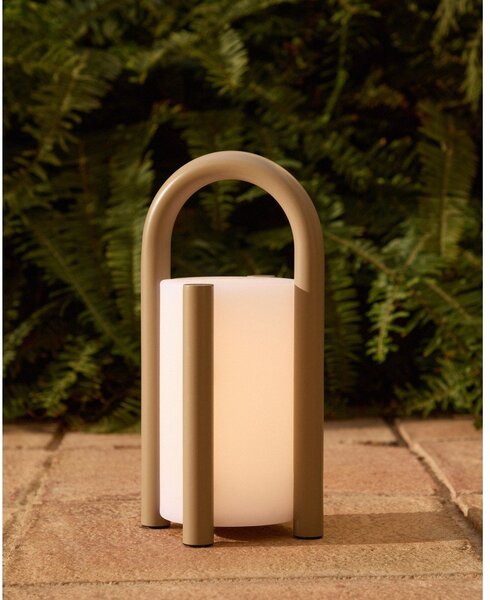 Lampa zewnętrzna przenośna LED na USB ø 14 cm Leros – Kave Home