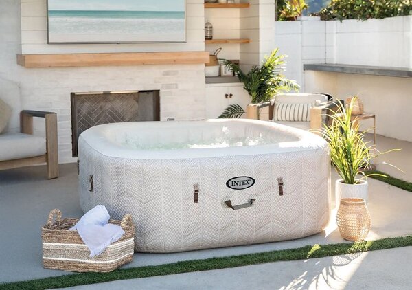 Pure Spa Wirpool Basen - Chevron Deluxe Bubble 4 AP, 795 l INTEX 11400291