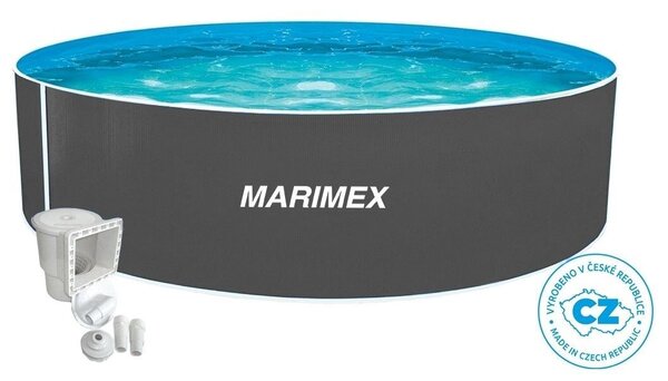 Orlando Basen 4,57 × 1,07 m ze skimmerem, szary MARIMEX 10303044
