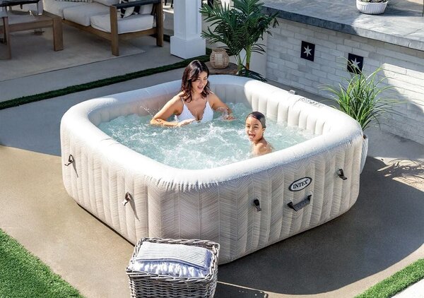 Pure Spa Wirpool Basen - Chevron Deluxe Bubble 4 AP, 795 l INTEX 11400291