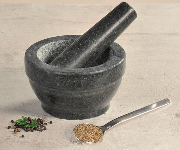 Moździerz z tłuczkiem, Ø 16 cm, granit KESPER 71501