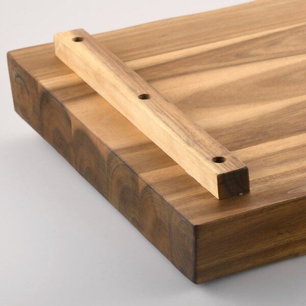Deska do krojenia 48 x 7 x 36,5 cm, drewno akacjowe KESPER 28750