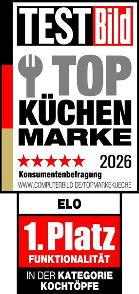 Brillant Zestaw garnków 4 szt., nierdzewne ELO BASIC 22905