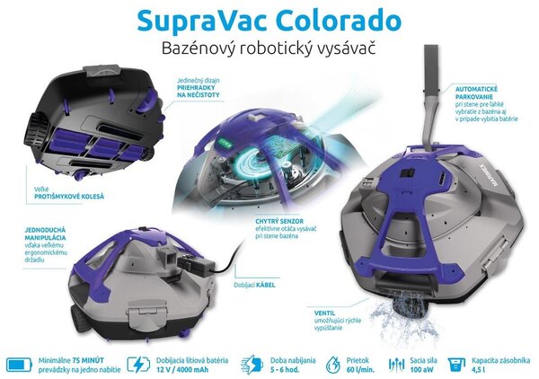 SupraVac Colorado Robotyczny odkurzacz basenowy MARIMEX 10800048