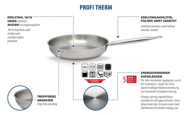 Profi Therm Patelnia Ø 24 cm ELO 24544