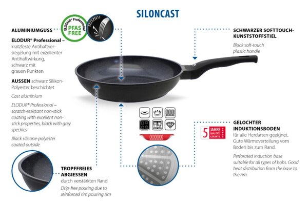 Siloncast Patelnia Ø 28 cm ELO 10528