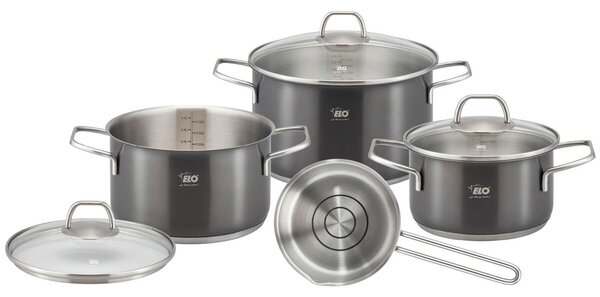 Twice Select Zestaw garnków 4 szt., nierdzewne ELO 41400