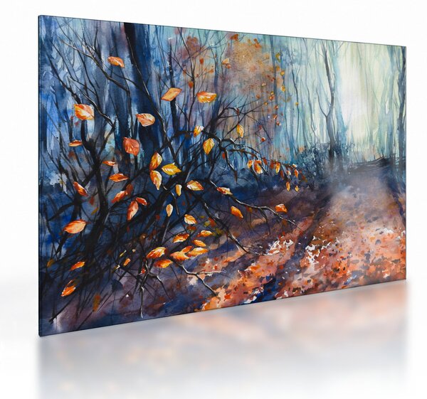 Obraz na szkle - Promienie jesiennego słońca (70x50 cm)