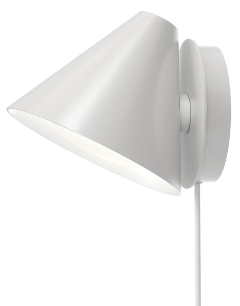 Lampa Ścienna Louis Poulsen, Keglen, ściemnialny, biały, salon, metal, design