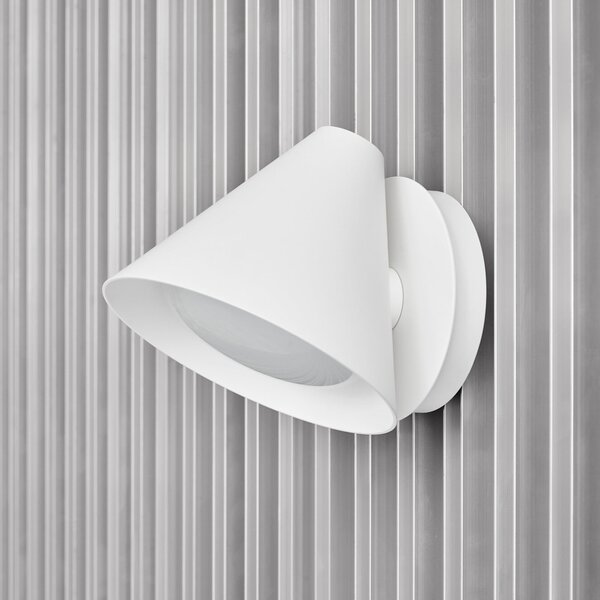 Lampa Ścienna Louis Poulsen, Keglen, ściemnialny, biały, salon, metal, design