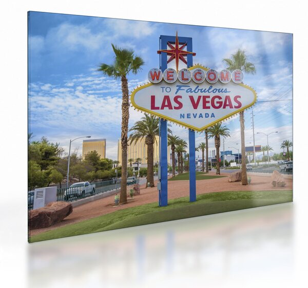 Obraz na szkle - Las Vegas (70x50 cm)