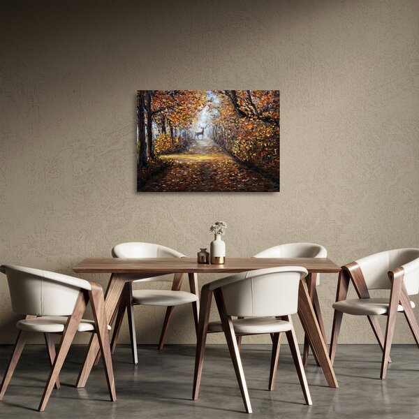 Obraz na szkle - Duch lasu (70x50 cm)
