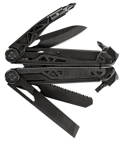 Multitool Dual Force Wielofunkcyjne szczypce, czarne GERBER 1067406