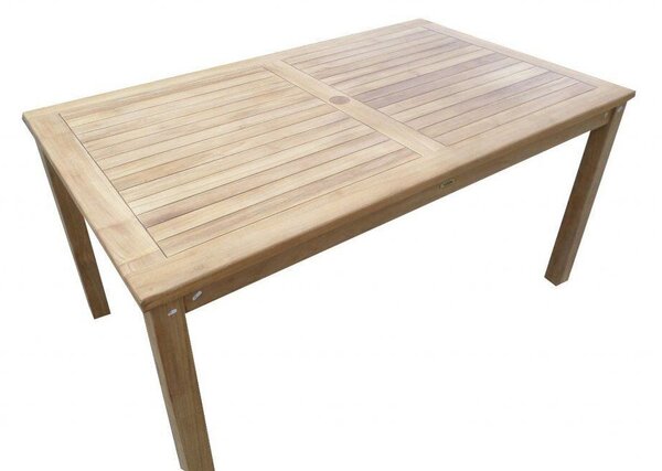 Garden I. Stół ogrodowy 150 x 90 cm, teak, jasnobrązowy NOELA 345917