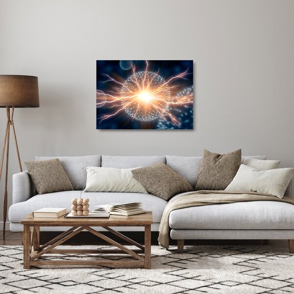 Obraz na szkle - Atom (70x50 cm)