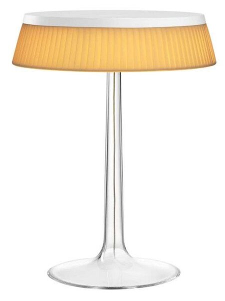 Lampa Stołowa FLOS, ściemnialny, biały, salon, tworzywo sztuczne