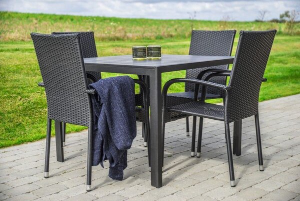 Zestaw ogrodowy jadalniany – stół Viking M + 4x krzesło Paris NOELA 34570493