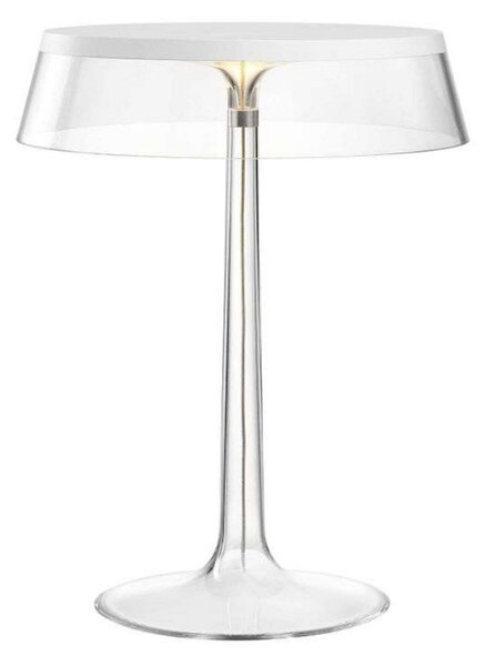 Lampa Stołowa FLOS, ściemnialny, biały, salon, tworzywo sztuczne