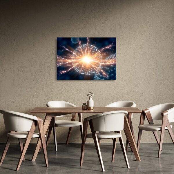 Obraz na szkle - Atom (70x50 cm)