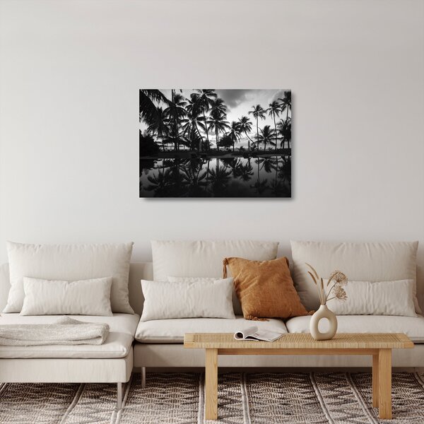 Obraz na szkle tropikalnej wyspy (70x50 cm)