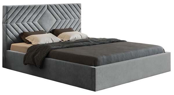 Tapicerowane łóżko 160x200 Clemont 3X - 36 kolorów