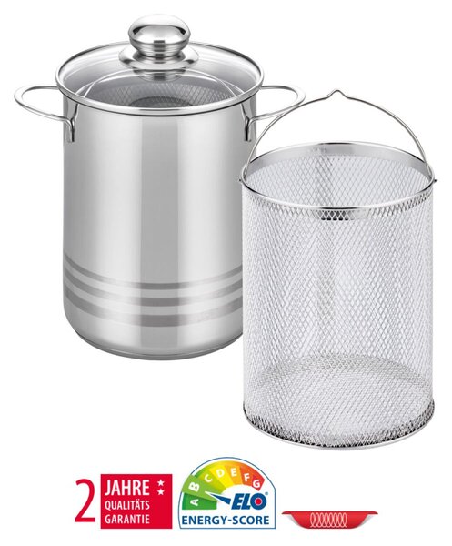 Garnek do szparagów Brillant Ø 16 cm, 4 l, stal nierdzewna ELO BASIC 22616