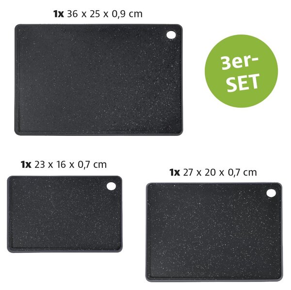 Deski do krojenia 3 szt., plastik KESPER 30940