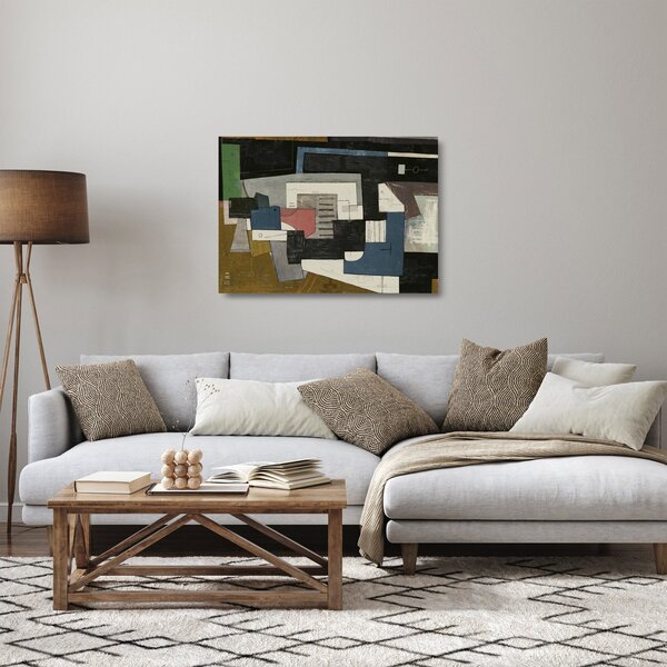 Obraz na szkle - Abstrakcja, kubizm (70x50 cm)