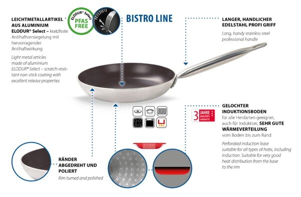 Bistro Line Głęboka patelnia Ø 24 cm ELO 51654