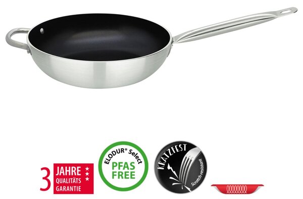 Bistro Line Patelnia WOK z uchwytem pomocniczym Ø 28 cm ELO 51668