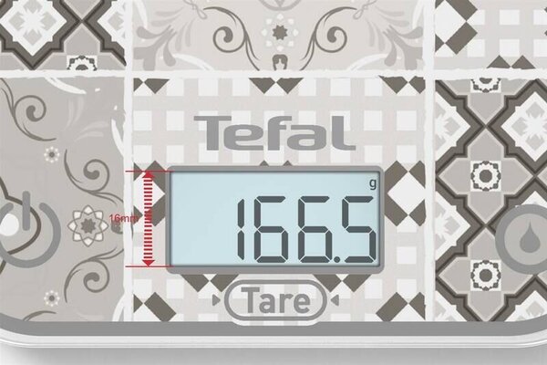 Optiss Waga kuchenna cyfrowa, motyw mozaika, szkło TEFAL BC50D6V0