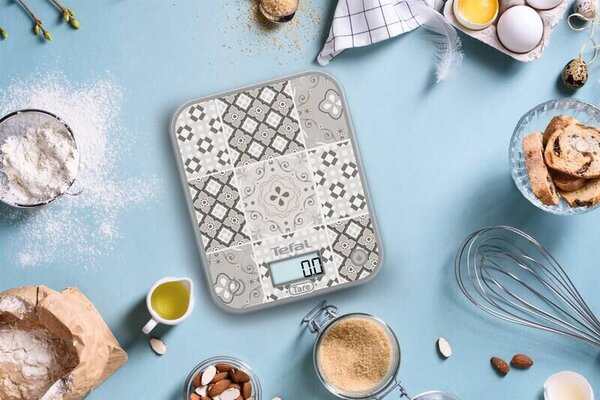 Optiss Waga kuchenna cyfrowa, motyw mozaika, szkło TEFAL BC50D6V0