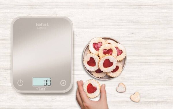 Optiss Waga kuchenna cyfrowa, szkło, szara TEFAL BC50U4V0