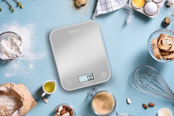 Optiss Waga kuchenna cyfrowa, szkło, szara TEFAL BC50U4V0