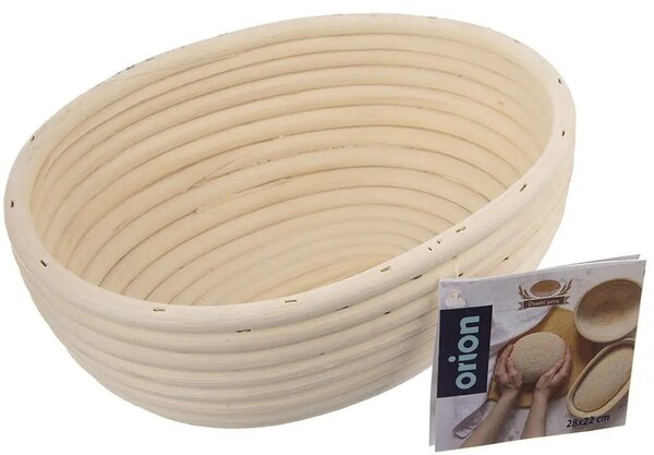 Koszyk do wyrastania ciasta 28 x 22 x 9 cm, rattan ORION 731166