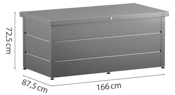 Juno 1620 Pudełko do przechowywania, 160 x 80 x 72,5 cm, szare, HÖRMANN 4800305