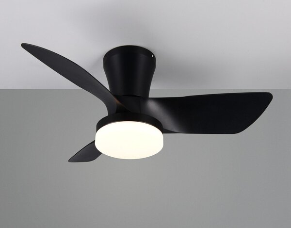 Czarna lampa sufitowa LED Randers – Reality